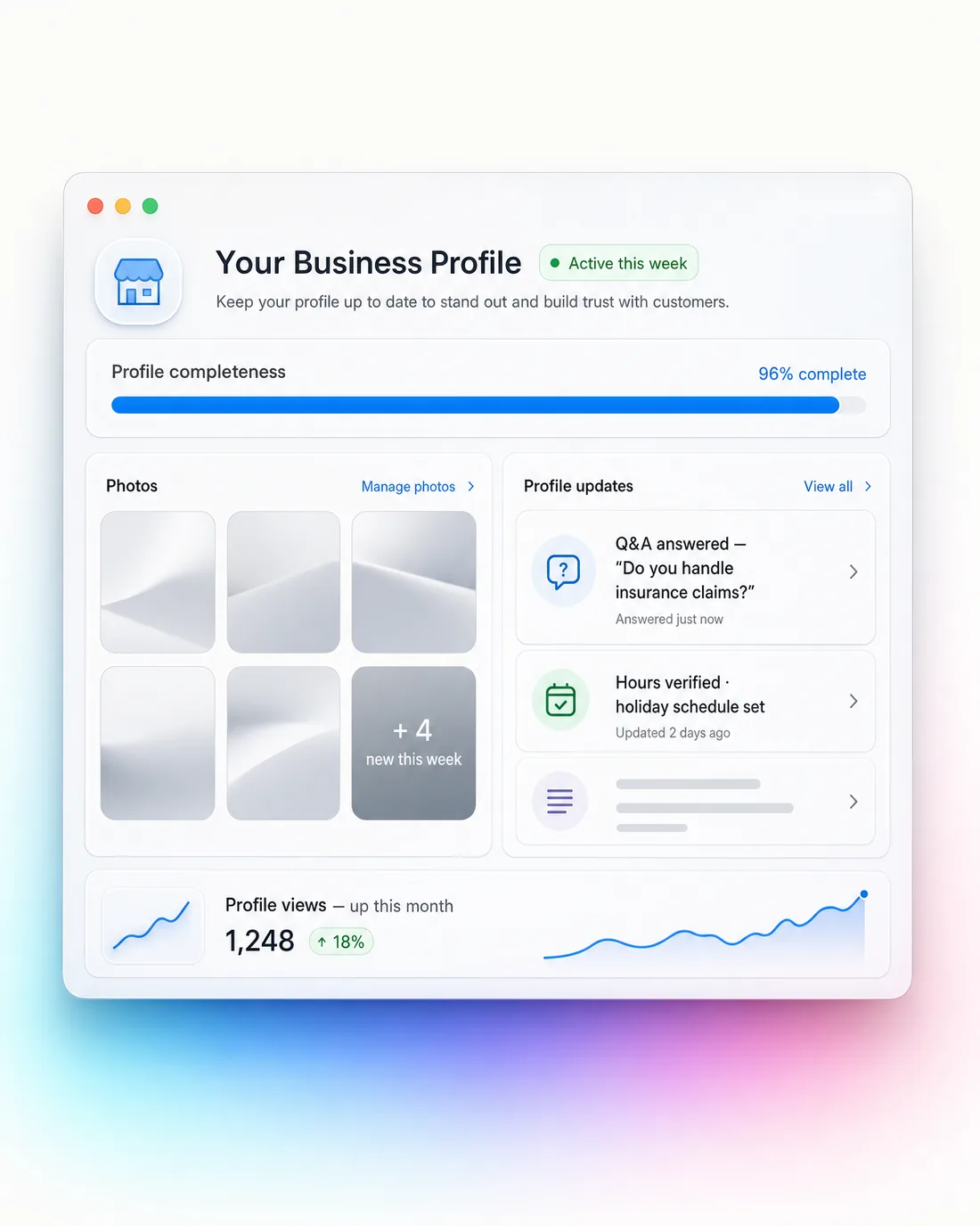 The Business Profile Google rewards